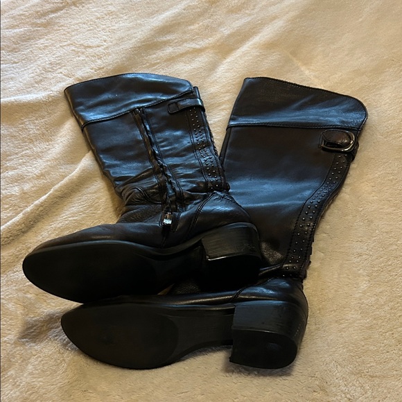 Vince Camuto Studded Knee-High Boots - Picture 5 of 5